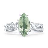 Marquise Split Shank Ring