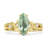 Marquise Split Shank Ring