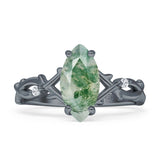 Marquise Split Shank Ring