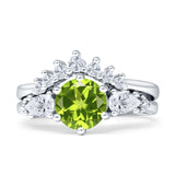 Round Beaded Marquise Vintage Style Cubic Zirconia Engagement Ring 925 Sterling Silver
