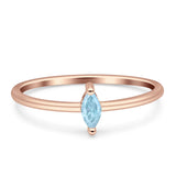 Solitaire Marquise Engagement Ring Cubic Zirconia 925 Sterling Silver