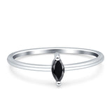 Solitaire Marquise Engagement Ring Cubic Zirconia 925 Sterling Silver