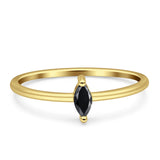 Solitaire Marquise Engagement Ring Cubic Zirconia 925 Sterling Silver