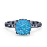 Elegant Hidden Halo Cushion Engagement Ring Cubic Zirconia 925 Sterling Silver