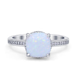 Elegant Hidden Halo Cushion Engagement Ring Cubic Zirconia 925 Sterling Silver
