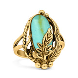 Oval Leaf Petite Dainty Lab Opal Ring Solid Oxidized 925 Sterling Silver