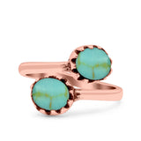 Vintage Style Petite Dainty Adjustable Lab Opal Ring Solid Round Oxidized 925 Sterling Silver