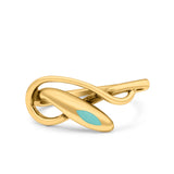 Snake Petite Dainty Promise Ring Band Oxidized 925 Sterling Silver