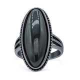 Oval New Design Thumb Ring Statement Fashion Oxidized Solid 925 Sterling Silver