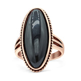 Oval New Design Thumb Ring Statement Fashion Oxidized Solid 925 Sterling Silver