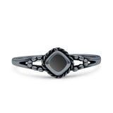Princess Vintage Style Thumb Ring Fashion Oxidized Solid 925 Sterling Silver