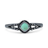 Princess Vintage Style Thumb Ring Fashion Oxidized Solid 925 Sterling Silver