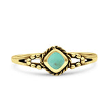 Princess Vintage Style Thumb Ring Fashion Oxidized Solid 925 Sterling Silver