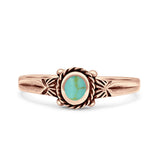 Vintage Style Oval Thumb Ring Statement Fashion Oxidized Lab Created Opal Solid 925 Sterling Silver
