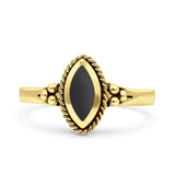 Vintage Style Marquise New Design Thumb Ring Statement Fashion Oxidized Solid 925 Sterling Silver