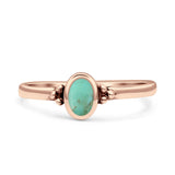 Simple Design Oval Thumb Ring Statement Fashion Oxidized Solid 925 Sterling Silver