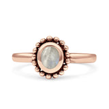 Petite Dainty New Style Oval Thumb Ring Statement Fashion Oxidized Solid 925 Sterling Silver