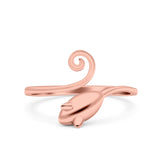 Mouse Ring Oxidized Band Solid 925 Sterling Silver Thumb Ring (12mm)