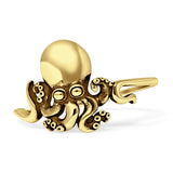 Octopus Ring Oxidized 925 Sterling Silver