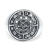 Zodiac Sign Rings 925 Sterling Silver