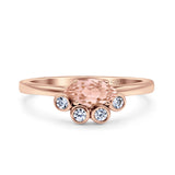 Marquise Art Deco Bridal Wedding Engagement Ring Simulated Cubic Zirconia 925 Sterling Silver