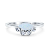 Marquise Art Deco Bridal Wedding Engagement Ring Simulated Cubic Zirconia 925 Sterling Silver