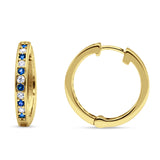 Minimalist Huggie Hoop Earrings CZ 925 Sterling Silver