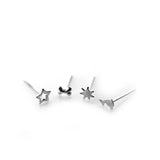 Assorted Plain 925 Sterling Silver Nose Stud -(20 Nose Studs in a Box)