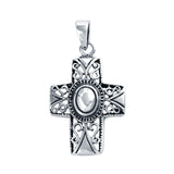 Cross Charm Pendant 925 Sterling Silver