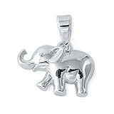 Elephant Charm Pendant Fashion Jewelry 925 Sterling Silver