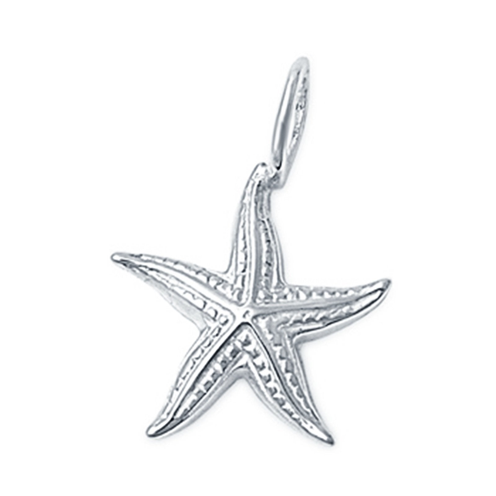 Starfish Charm Pendant Fashion Jewelry 925 Sterling Silver