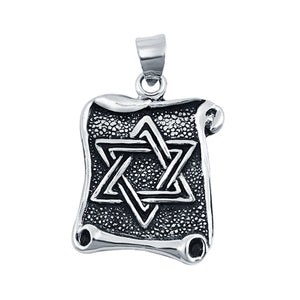 Sterling Silver Star of David Pendant Charm 925 Sterling Silver