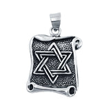 Sterling Silver Star of David Pendant Charm 925 Sterling Silver