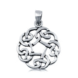 Sterling Silver Celtic Charm Pendant 925 Sterling Silver