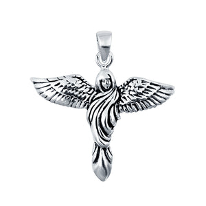 Sterling Silver Angel Charm Pendant 925 Sterling Silver