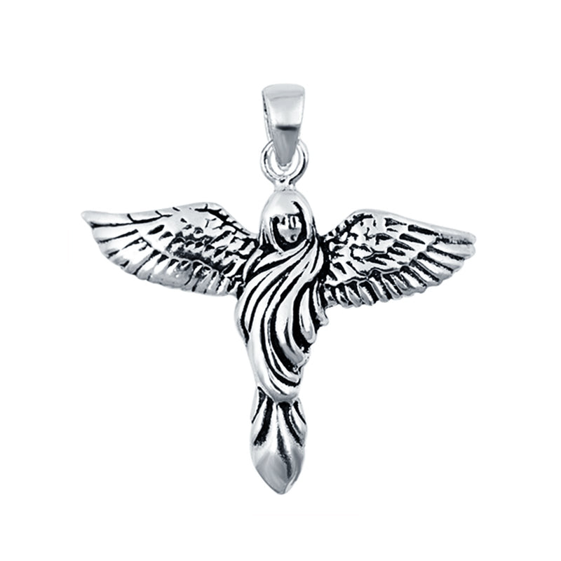 Sterling Silver Angel Charm Pendant 925 Sterling Silver