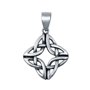 Sterling Silver Celtic Pendant Charm 925 Sterling Silver (14mm)