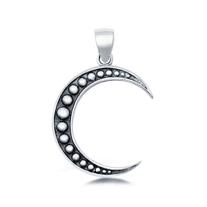 Sterling Silver Moon Charm Pendant 925 Sterling Silver (21mm)