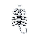 Scorpion Plain Pendants Charm Fashion Jewelry 925 Sterling Silver
