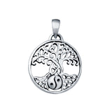 925 Sterling Silver Tree of Life Pendant, Charm Pendant