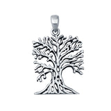 Tree Pendant Charm Fashion Jewelry 925 Sterling Silver