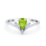 Art Deco Engagement Ring Marquise Simulated Cubic Zirconia 925 Sterling Silver