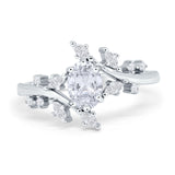 Oval Marquise Simulated Cubic Zirconia Ring 925 Sterling Silver