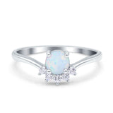 Art Deco V Chevron Engagement Ring Round Simulated Cubic Zirconia 925 Sterling Silver