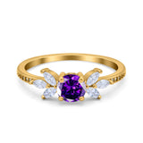 Marquise Wedding Ring Simulated Cubic Zirconia 925 Sterling Silver