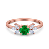 Marquise Wedding Ring Simulated Cubic Zirconia 925 Sterling Silver