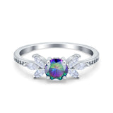 Marquise Wedding Ring Simulated Cubic Zirconia 925 Sterling Silver