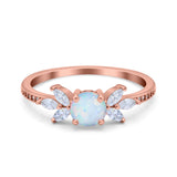 Marquise Wedding Ring Simulated Cubic Zirconia 925 Sterling Silver