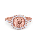 Solitaire Accent Wedding Ring Round Simulated CZ 925 Sterling Silver