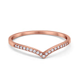 Eternity Wedding Band Ring Simulated Round CZ 925 Sterling Silver